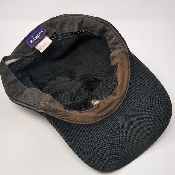 Kangol Ventair Space Cap Black One Size Breathable Embroidered - Picture 7 of 11